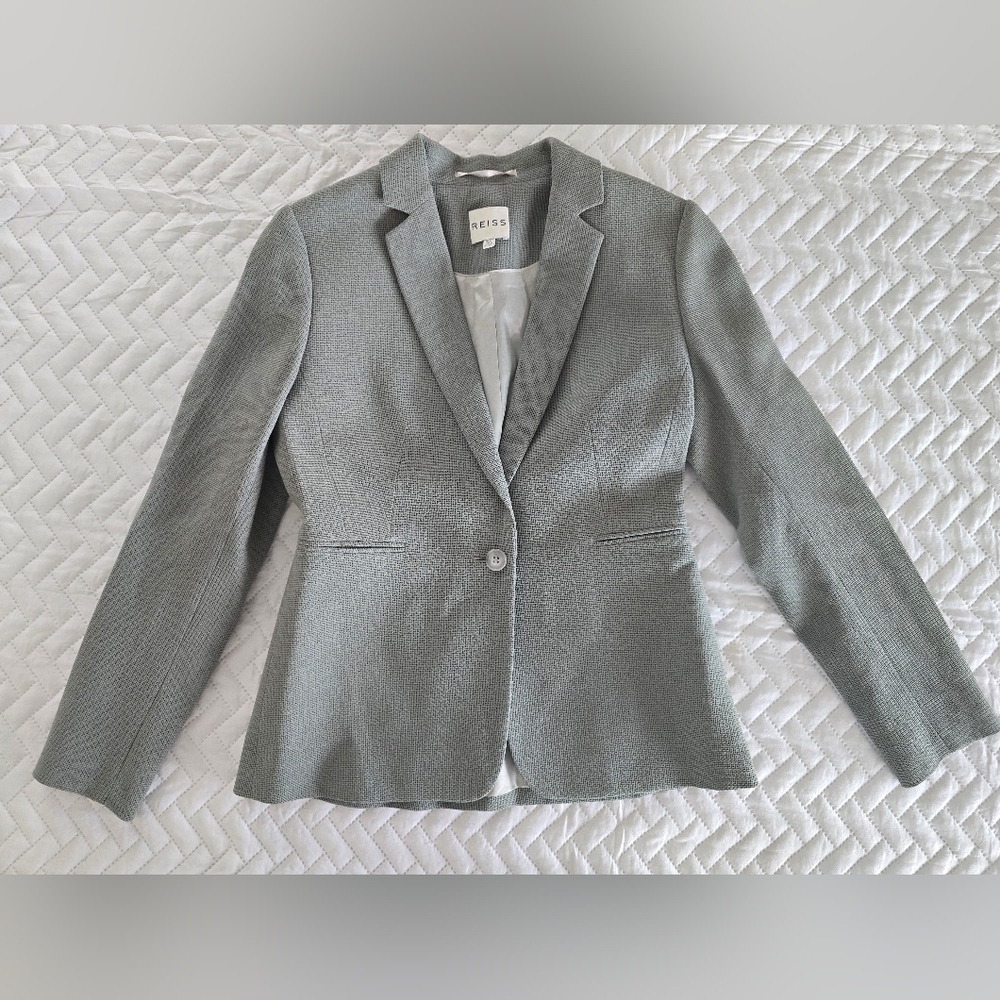 Reiss Camilla Textured Blazer - Picture 2 of 8